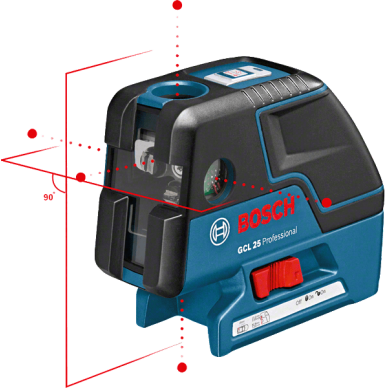 Kombinuotasis lazeris Bosch GCL 25