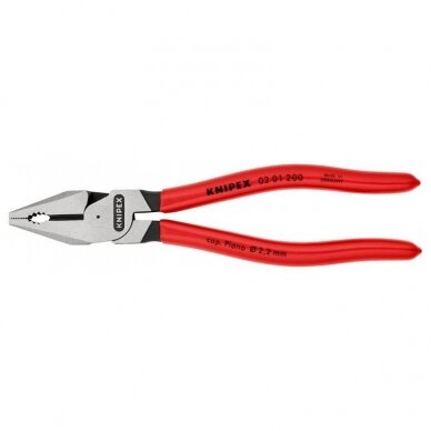 Kombinuotos didelės svertinės jėgos replės KNIPEX 0201200 1