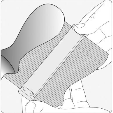 Kontūrų matuoklis metalinis 150mm 2