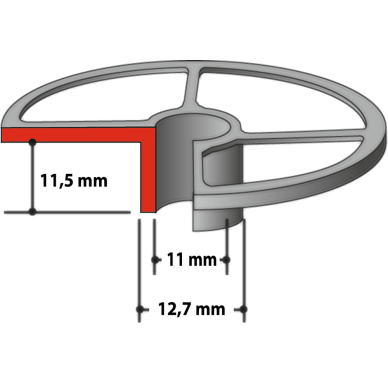 Kopijavimo žiedas Makita 193333-1, 11x12,7x11,5mm, RP1110C 1