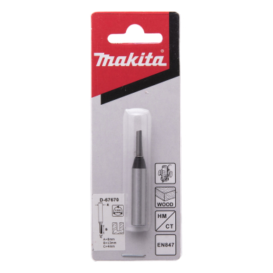 Kotinė freza "flute" Makita D-67670, 1, 4,0x13,0 mm/ 50,8mm, 8mm 2