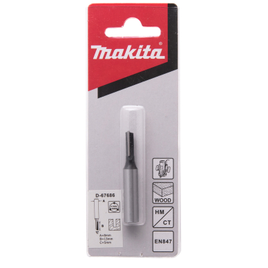 Kotinė freza "flute"  Makita D-67686, 1, 5,0x13,0 mm/ 48,0mm, 8mm 2