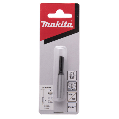 Kotinė freza "flute" Makita D-67692, 1, 6,0x19,0 mm/ 50,8mm, 8mm 2