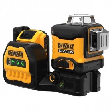 Kryžminis lazerinis nivelyras DeWalt DCE089D1G18-QW, 18cV, 1x2.0 Ah 1