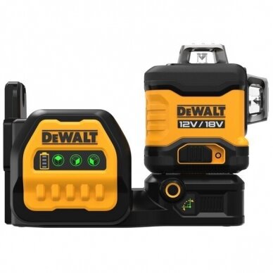 Akum. kryžminis lazerinis nivelyras DeWalt DCE089NG18-XJ, žalias, 18V 1