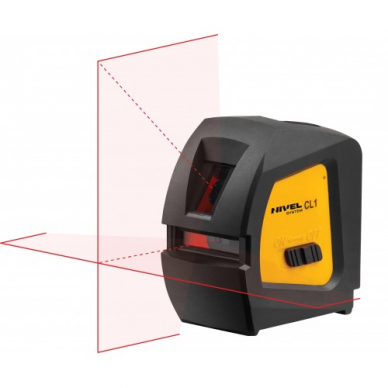 Kryžminis lazeris Nivel System CL1 komplektas su stovu SJJ-M1 EX 1