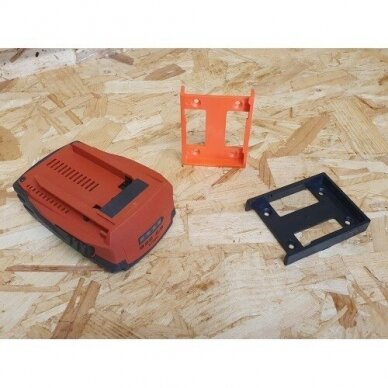 Laikikliai StealthMounts BM-HT22-ORG-6, skirti "Hilti" akumuliatoriams 22V, 6vnt. 1