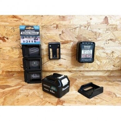 Laikikliai StealthMounts BM-MK12-BLK-6, skirti "Makita" 10.8V /12V CXT, 6vnt. 2