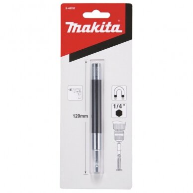 Laikiklis sukimo antgaliams su magnetu Makita B-48767, 120mm 1