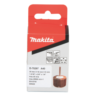 Lapelinis šlifavimo antgalis Makita D-75297, Ø30 x 10 mm, A40 2