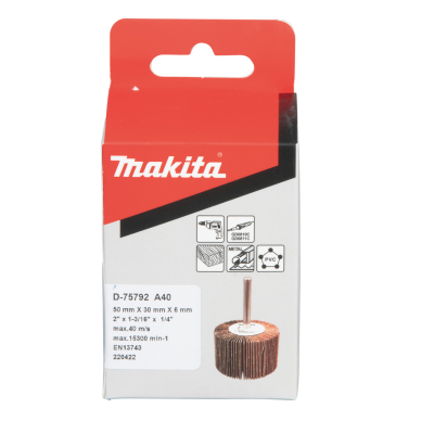 Lapelinis šlifavimo antgalis Makita D-75792, Ø50 x 30 mm, A40 2