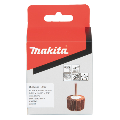 Lapelinis šlifavimo antgalis Makita D-75845, Ø60 x 30 mm, A60 2