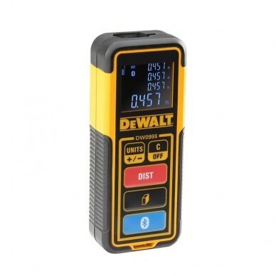 Lazerinis atstumų matuoklis DeWalt DW099S-XJ, 30m