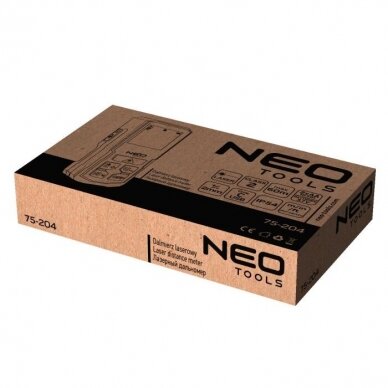 Lazerinis matuoklis Neo 75-204, 60 m atstumas, IP54 2