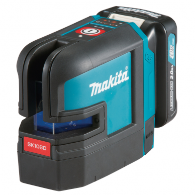 Lazerinis nivelyras Makita SK106DWA, 12 V