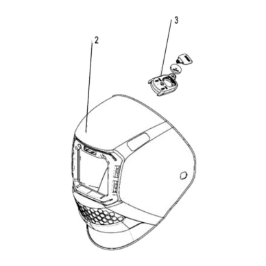 LED lempa ESAB Savage A50 Lux 1