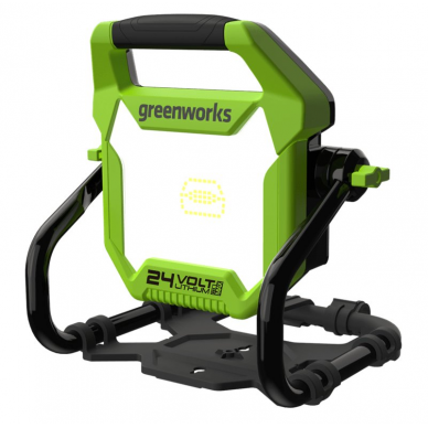 Akumuliatorinis LED šviestuvas Greenworks G24WL, 24 V, (tik įrankis)