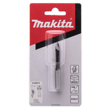 Lovelių freza Makita D-68074, 6,4x19,0 mm/ 65,1mm, 8mm 1