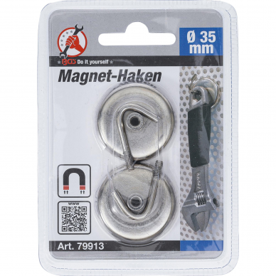 Magnetinis kablys BGS-technic, Ø 34 mm, 2 vnt. 2