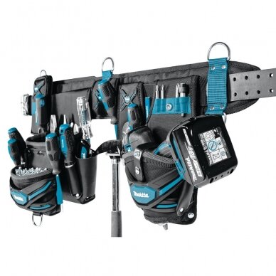 Makita E-05175 ”Heavy”. Darbo įrankių dėklų rinkinys su diržu. (P-71897) 2