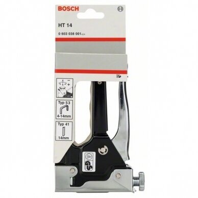 Mechaninis apkabėlių plaktukas Bosch HT 14 1