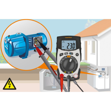Multimetras Laserliner MultiMeter Pocket XP 083.036A 9