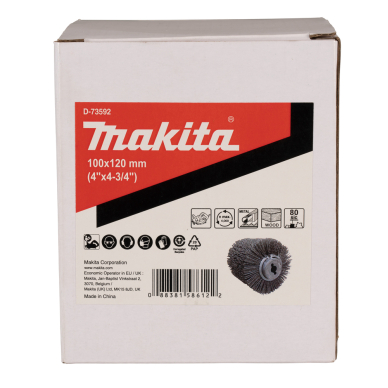 Nailoninis abrazyvinis šepetys Makita D-73592, K80, 9741 3