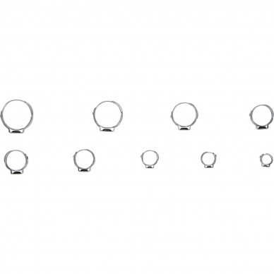 Nerūdijančio plieno žarnų sąvaržų asortimentas | Ø 5.8 - 21 mm | 170 vnt. (14115) 1