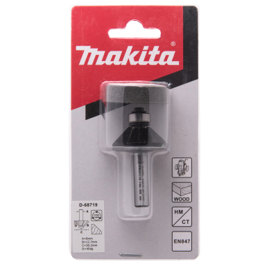 Nuožulų freza Makita D-68719, 30,2x12,7 mm/ 54,7mm, 8mm 1