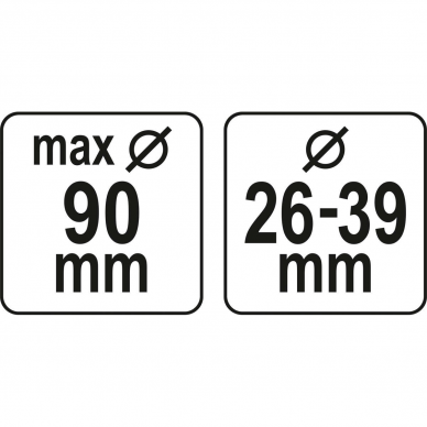 Dulkių nusiurbimo sistema gręžimo karūnoms Yato, iki 90 mm 3