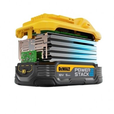 Akumuliatorius DeWALT Powerstack DCBP518-XJ, 18 V, li-ion, 5Ah 1