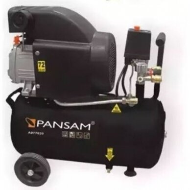 Oro kompresorius Pansam A077020, 1,5 KW, 8 bar, 24L 1