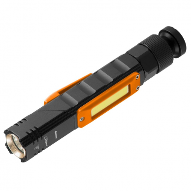 Pakraunamas žibintuvėlis Neo tools CREE XPE + COB LED, USB 300lm 2in 1