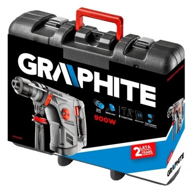 Perforatorius Graphite 58G858, SDS+ 900W, 4,2 J 3