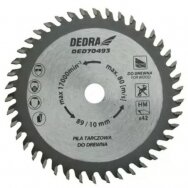 Pjovimo diskas Dedra DED70493, 89 mm