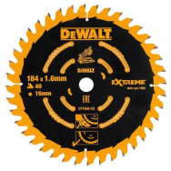 Pjovimo diskas Dewalt DT1668-QZ, 184 x 16 mm x 40T