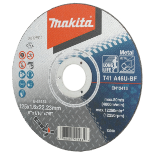 Pjovimo diskas metalui Makita B-35134, 125 X 1,6 MM