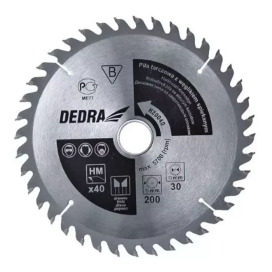 Pjovimo diskas medžiui DEDRA H30540, 305x30mm