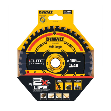 Pjov. diskas medienai DeWalt ELITE CSB 165x20mm 40T 1