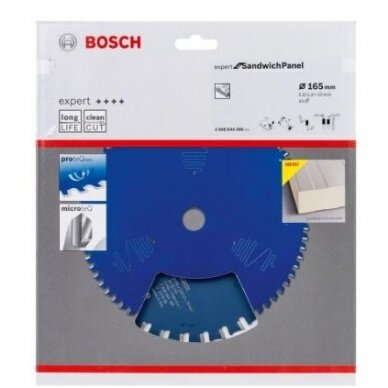 Pjovimo diskas Bosch Expert for Sandwitch Panel, 165x20x2.0/1.6x30, 2608644366 1