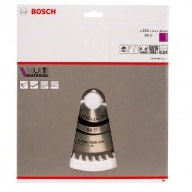 Pjovimo diskas Bosch Standard for Multi Material, 210x30mm, 2608640511 1