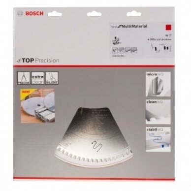 Pjovimo diskas metalui Bosch, 305x30x2,3 mm, Z96, 2608642099 1