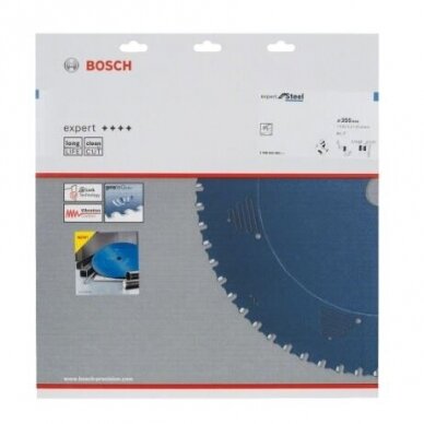 Pjovimo diskas metalui Bosch, 355x25,4x2,2mm, Z80, 2608643062 1