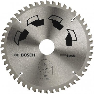 Pjovimo diskas SPECIAL BOSCH 170x2x20/16. Z48