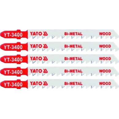 Pjūkliukai siaurapjūkliui 5vnt. 6 TPI / 4mm (medis) (YT-3400)