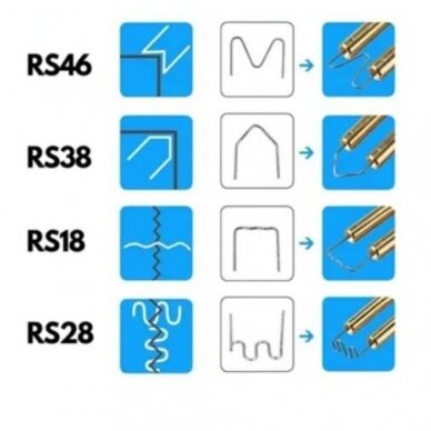 Plastikinės sąvaržėlės DEDRA DED75274, tipas RS26, 0.6 mm, 100 vnt. 1