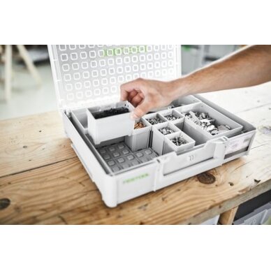 Plastikiniai konteineriai Festool Box 100x100x68/6 (204860) 1