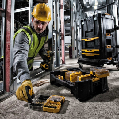 Plunksninių grąžtų komplektas medienai DeWalt DT70751-QZ, 12-32 mm, 9 vnt. 3