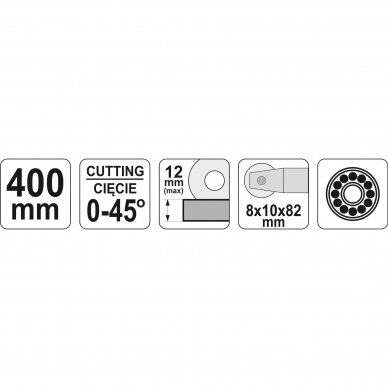 Plytelių pjaustymo staklės Yato 400 mm, YT-37034 4