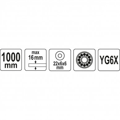 Plytelių pjaustymo staklės Yato YT-37052, 100 cm 3